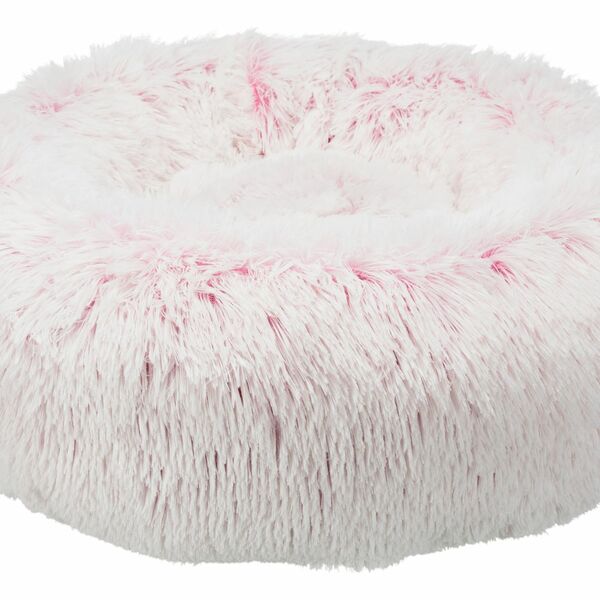 TRIXIE Лежак для животных с бортиком Harvey ф 50 см бело-розовый