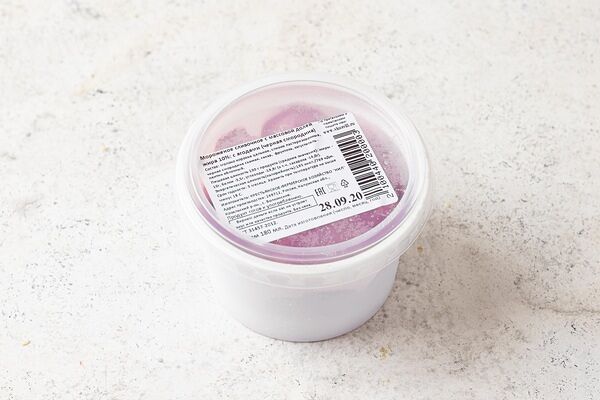 Мороженое сливочное с черной смородиной(Продукт замороженный)