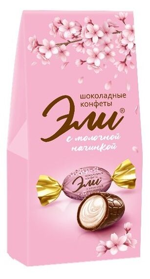 Конфеты эли 130 г молочно-шоколадные тм славянка