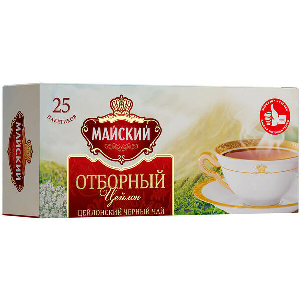 Чай черный Майский Отборный в пакетиках