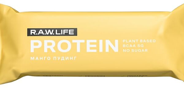 Протеиновый батончик R.A.W. LIFE Манго Пудинг 43г