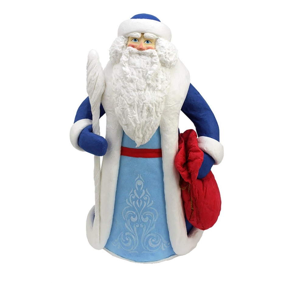 

Игрушка ёлочная ватная «Дед Мороз» постановочная в подарочной тубе, «Душистыя радости», 36 см, Россия