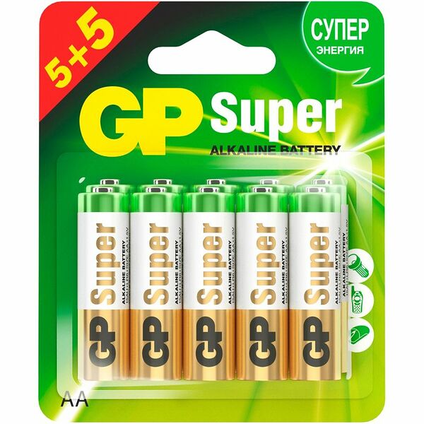 Батарейки Super Alkaline 15А АА 10шт