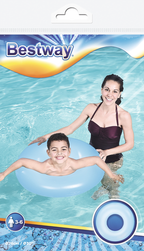 

Надувной круг Bestway Неоновый 76 см цвет в ассортименте