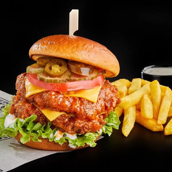 Дабл Чикен чиз сэндвич сет