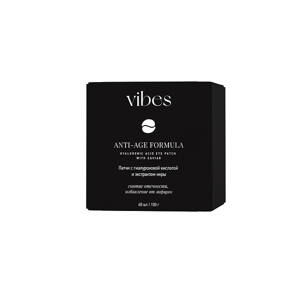 Вайбс Патчи д/глаз Гиалуроновая кислота-Экстракт икры №60