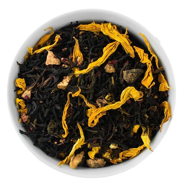 Клюква с персиком