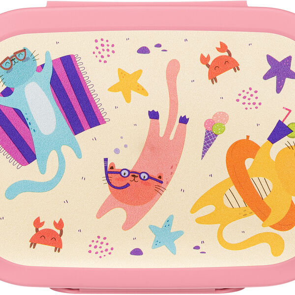 Ланч-бокс детский Бытпласт с декором 0.98 л