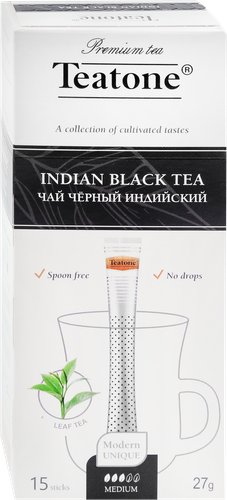 

Чай чёрный Teatone Индийский 15 стиков 27 г