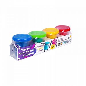 Тесто-пластилин Genio Kids Набор Неоновые цвета