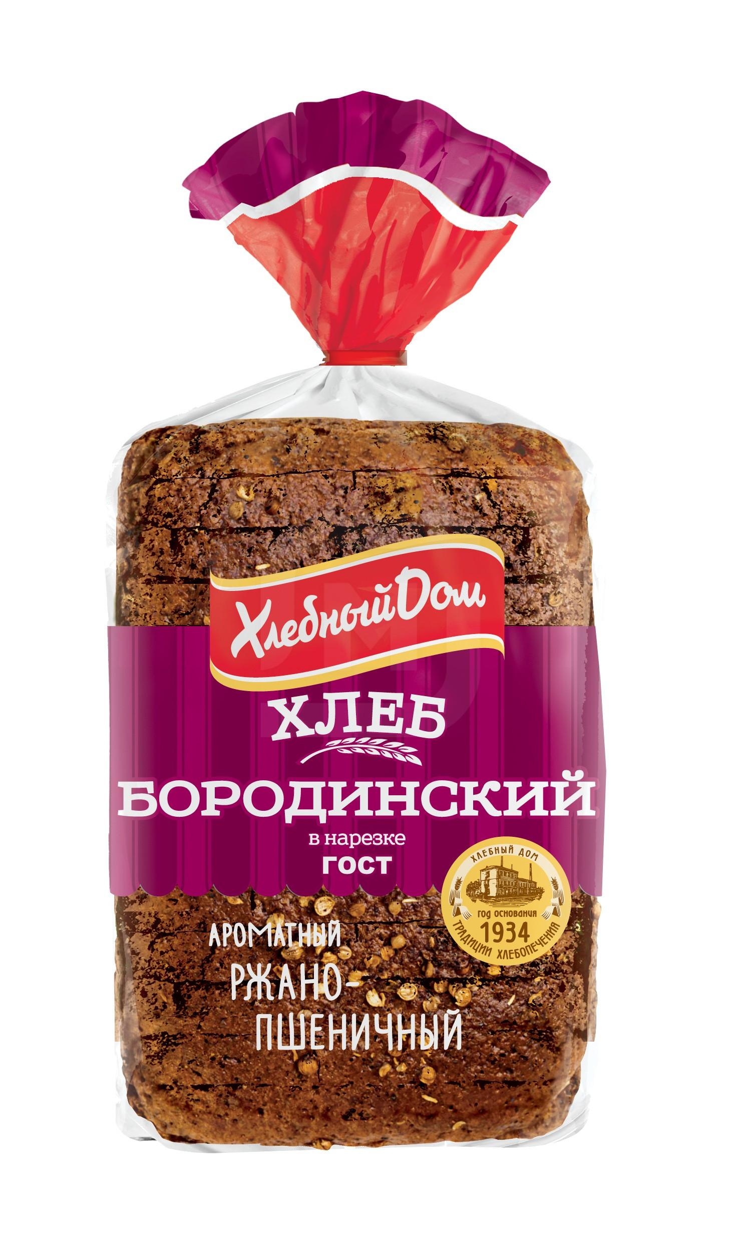 

Хлеб Хлебный Дом Бородинский в нарезке