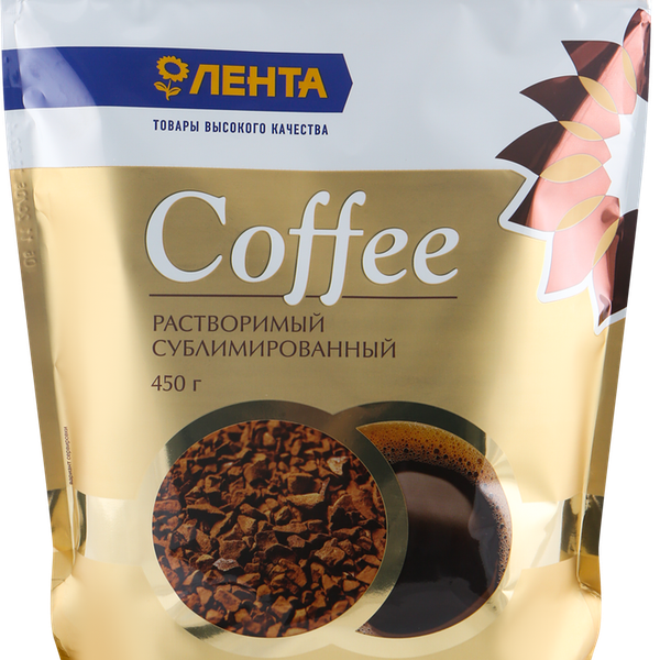 Кофе растворимый ЛЕНТА сублимированный