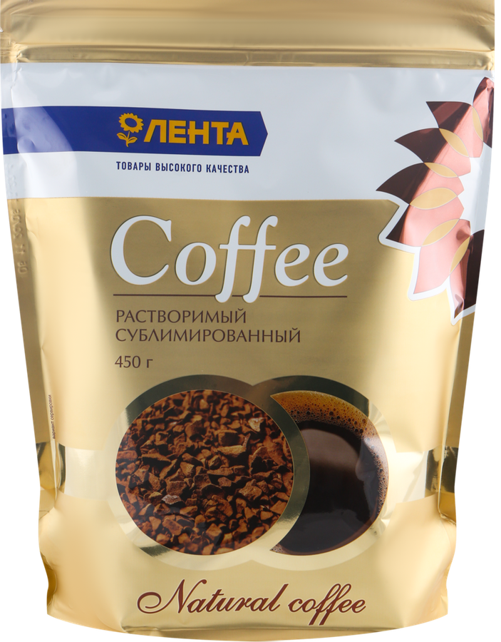 

Кофе растворимый Лента сублимированный 450 г