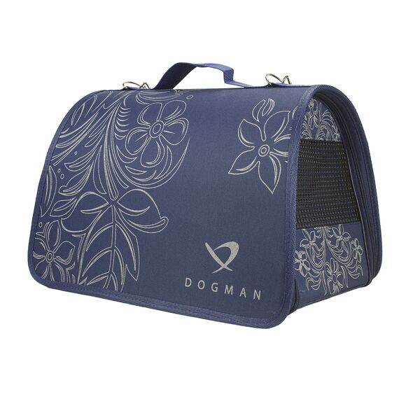 Сумка Лира № 2 для кошек и собак мелкого и среднего размера, 40х25х24см, синяя