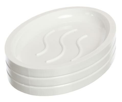 Мыльница ванстор линия белый 318-04