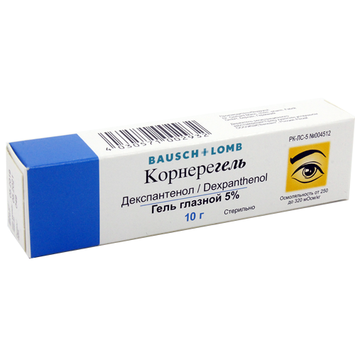 Корнерегель 5% 10 гр гл. гель