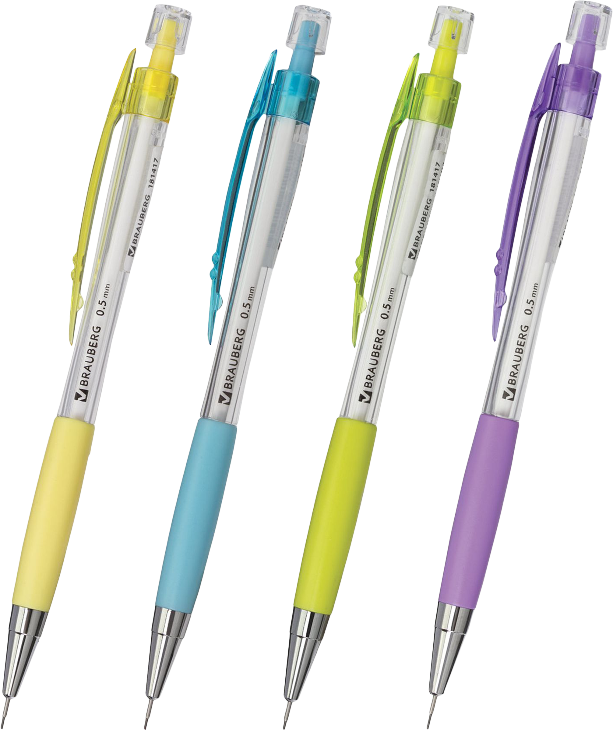 

Карандаш механический Brauberg Elegant 0,5 мм, в ассортименте 1 шт