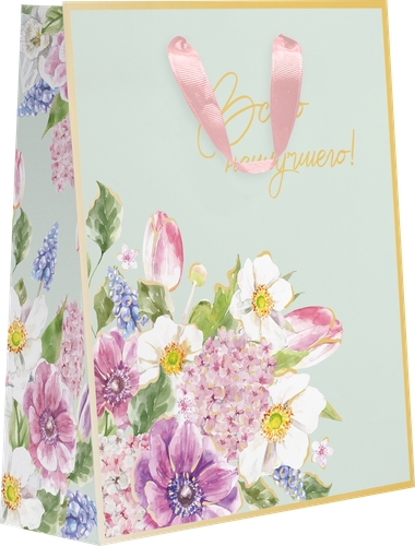 

Пакет подарочный 8 Марта с тиснением 31.5 х 25.5 х 11 см, дизайн в ассортименте