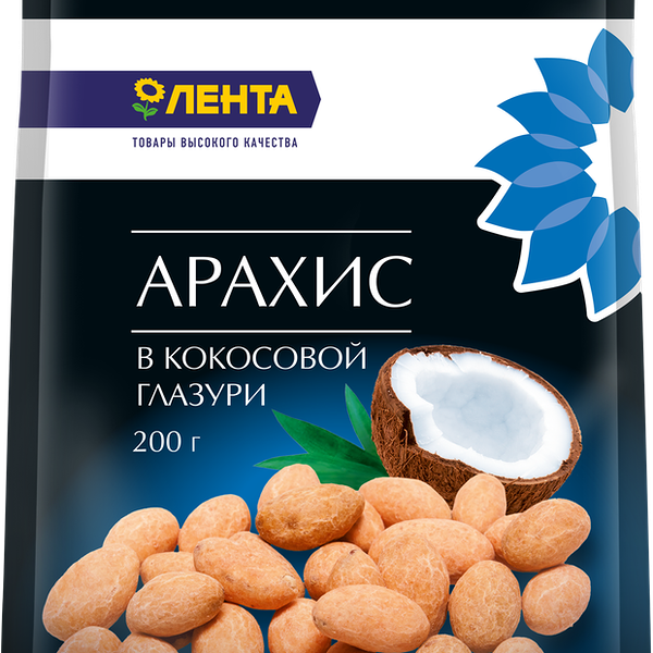 Арахис ЛЕНТА в кокосовой глазури