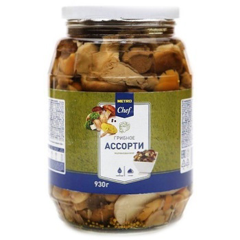 Грибное ассорти маринованное ТМ Metro Chef (Метро Шеф)