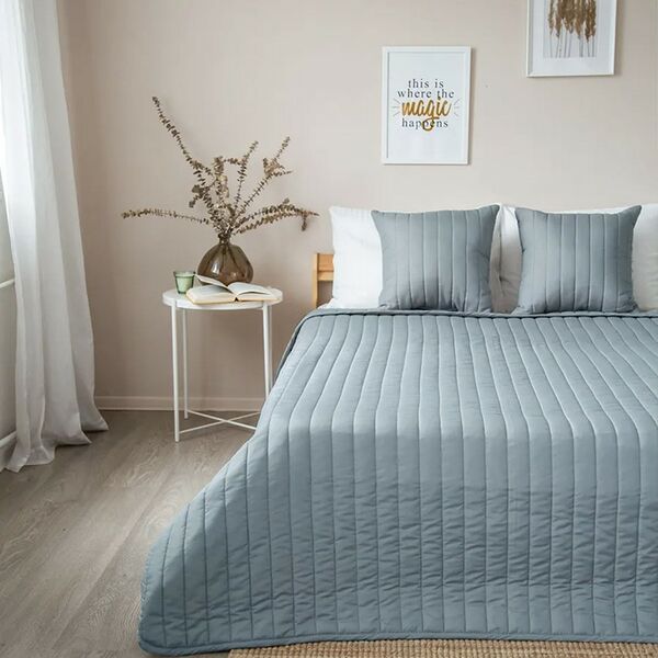 Покрывало Seasons Никель, 160х200 см, холкон