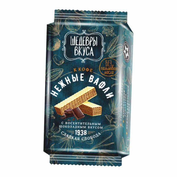 

Вафли Шедевры вкуса к кофе 180 г