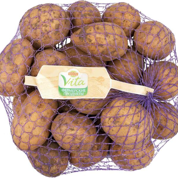 Картофель белый Globus Vita в сетке