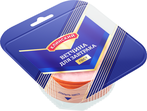 

Ветчина Клинский Для завтрака, нарезка 210 г