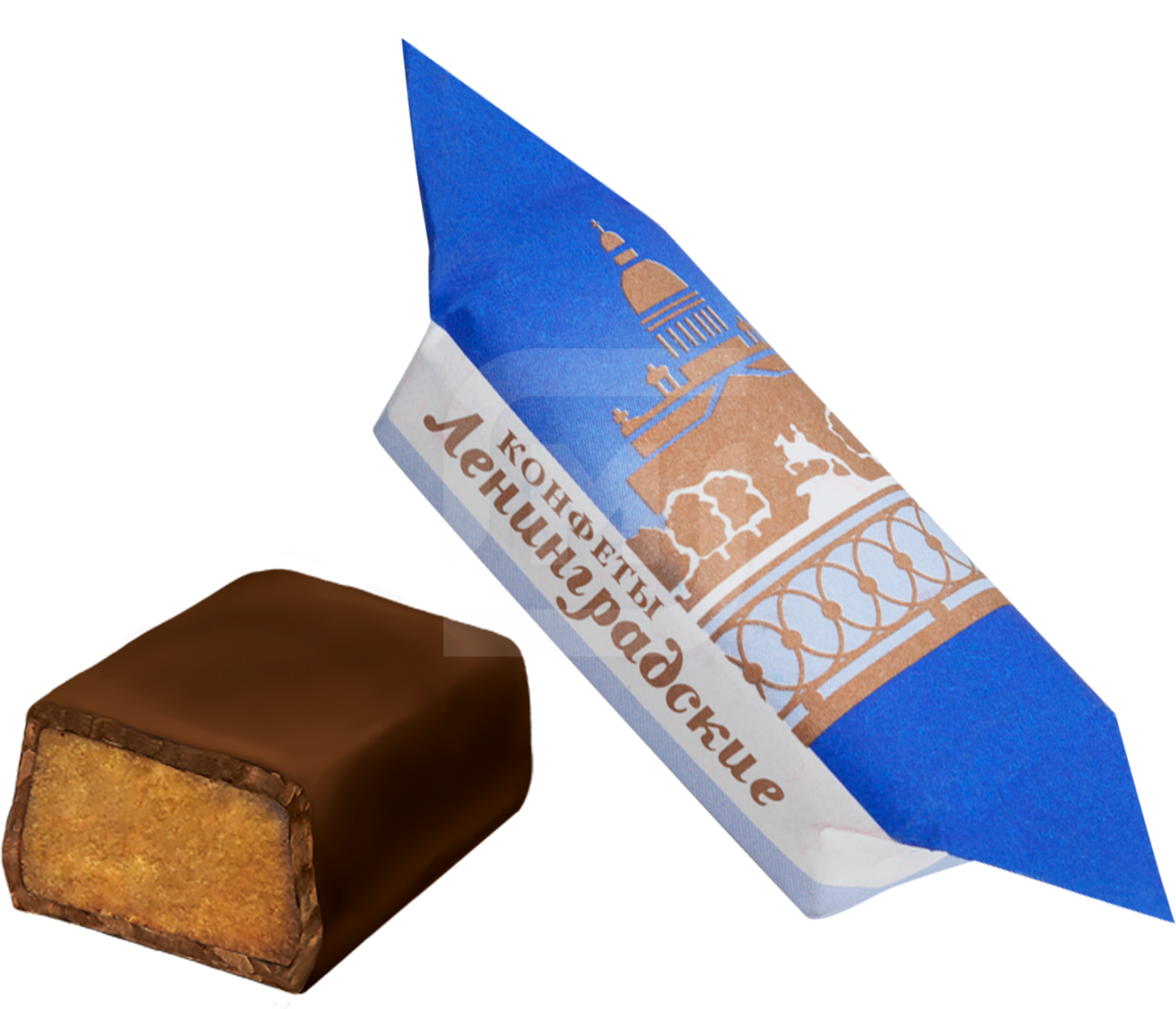 

Конфеты Ленинградские глазированные с молочными корпусами