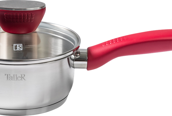 Ковш с крышкой TALLER Грейси нержавеющая сталь, 1л Арт. TR-7285