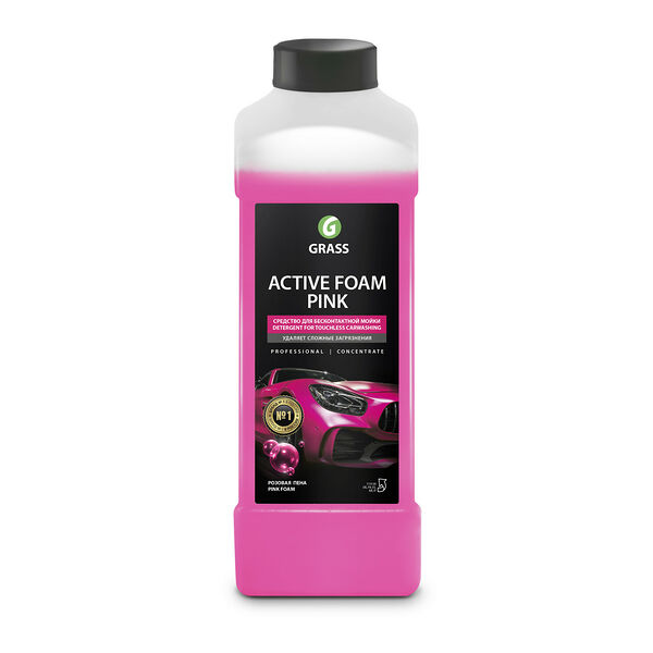 Автошампунь Grass Active Foam Pink 1 л