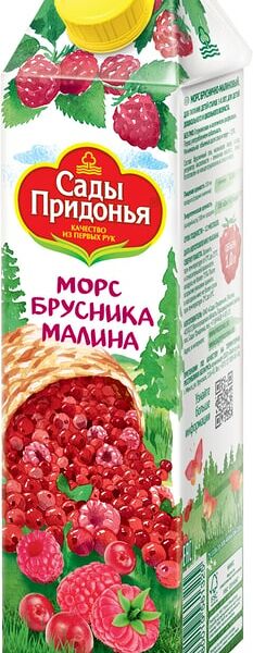Морс Сады Придонья Брусника-Малина 1л