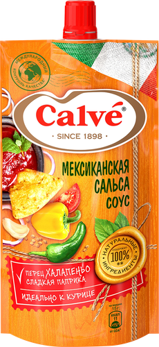 

Соус Calve Мексиканская сальса 230 г