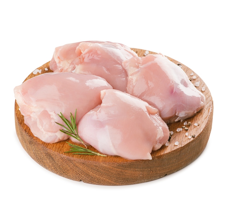 

Филе бедра цыпленка бройлера фермерское 0,7-0,9кг, Россия