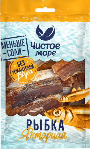 

Путассу сушено-вяленая Чистое море янтарная с перцем кусочки 40 г