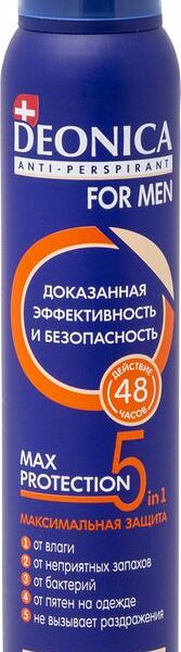 Антиперспирант Deonica For Men 5 Protection спрей 200мл