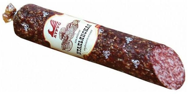 Колбаса сырокопченая Атрус Итальянская