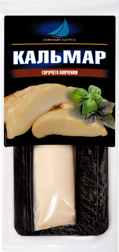 

Кальмар горячего копчения ДИВНЫЙ БЕРЕГ филе-кусок, 200г