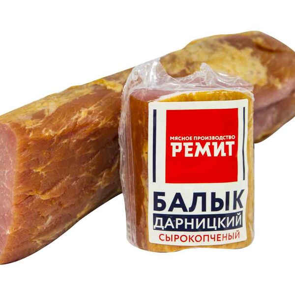 Балык сырокопченый Дарницкий Ремит, вес ~0.45‒0.60 кг
