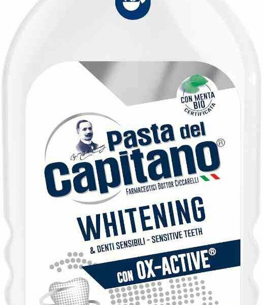 Ополаскиватель для полости рта Pasta del Capitano отбеливающий с активным кислородом, 400 мл