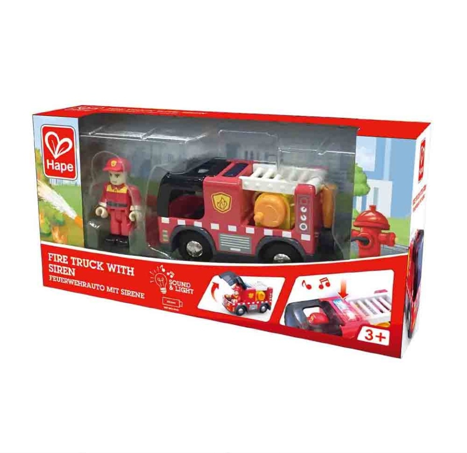 

Пожарная машина с сиреной, Hape, Китай