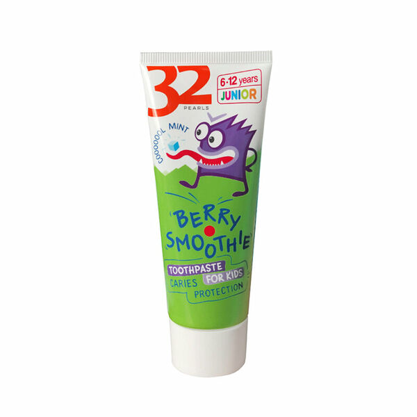 Зубная паста 32 Жемчужины Kids Берри Смузи 6-12 Лет 75 г