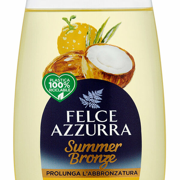 FELCE AZZURA Гель для душа Summer Bronze Кокос и Юдзу, 250 мл