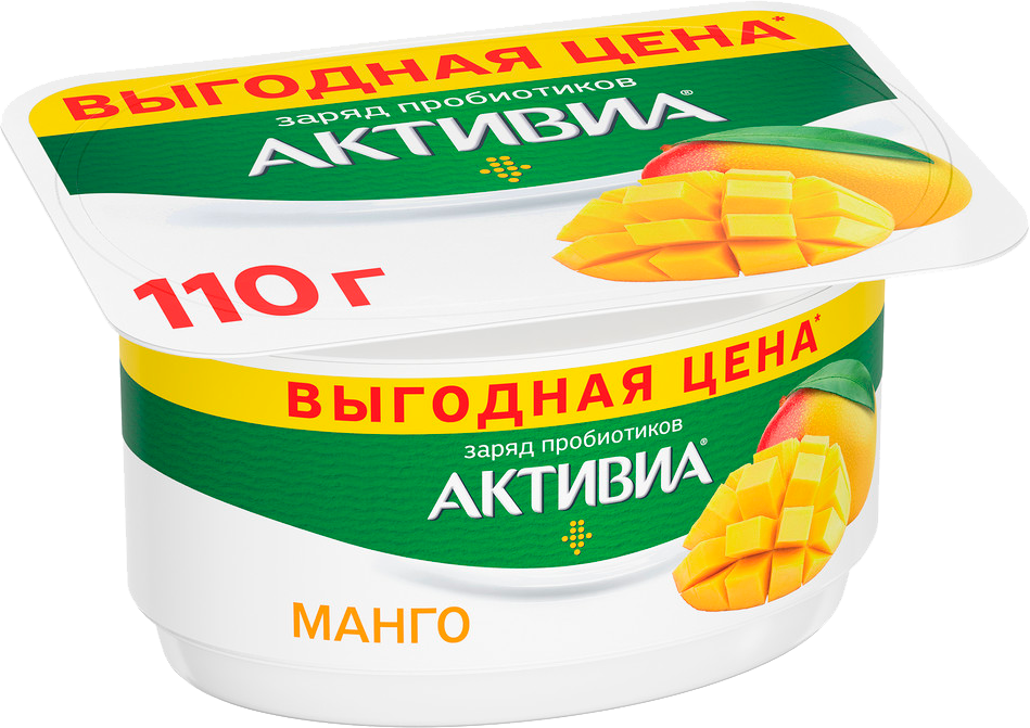 

Биойогурт Активиа манго 3%
