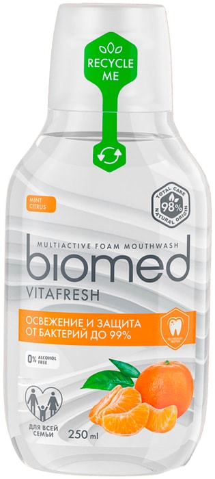 

Ополаскиватель для полости рта Biomed Vitafresh 250 мл