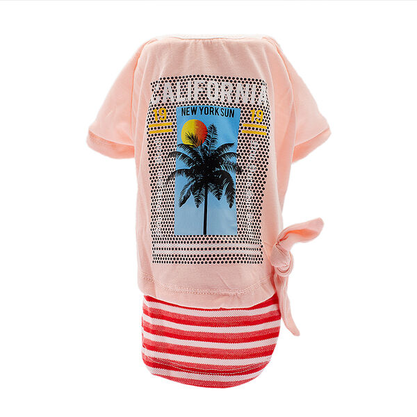 Футболка для собак Калифорния XL бежевый (унисекс)