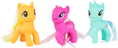 Набор игровой LOLA FUN Пони – 3шт, с аксессуарами, 8 предметов, Арт. CJA22111028