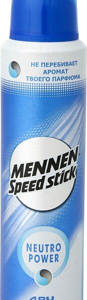 Дезодорант антиперспирант Mennen Speed Stick Neutro Power 150мл