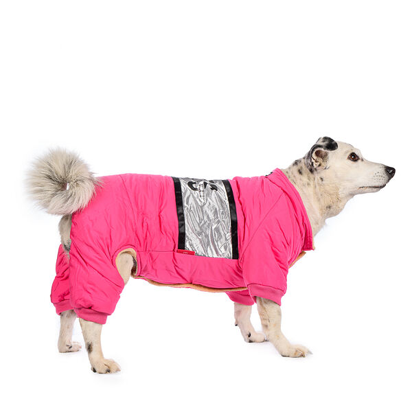 Комбинезон для собак 3XL розовый (девочка)