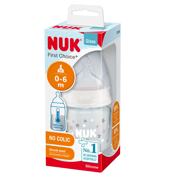 Nuk посуда силикон M 0-6M+ розовый 120мл